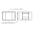 thumbnail image 5 of Modern Mirrors Stella Trifold Lighted Bathroom Vanity Mirror with Three Adjustable Panels and Daylight LED Lighting, 5 of 5