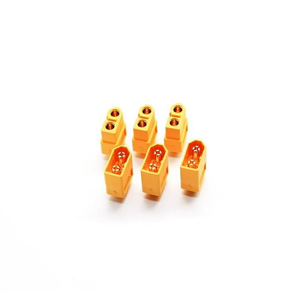 XT60 Connectors 3 Female - 3 Male