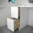 thumbnail image 3 of Nexera Atypik 2-Drawer Desk, 3 of 5