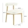thumbnail image 5 of Spara Cream Boucle Side Chair, 5 of 6