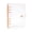 Orange, variant on 7.56 Inch PVC Clear Binder Protector, 6 Ring Refillable Notebook with Snap Button for Photocard Scrapbook Journal Ledger