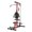 Black And Red, variant on QinaQin Lat Pulldown Trainer with High and Low Pulley Stations, Multi-Functional Cable Trainer with Adjustable Leg Support, Suitable for Full-Body Training and Back Exercises In Home Gym