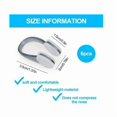 thumbnail image 2 of 6 Pack Waterproof Silicone Nose Clips for Swimming, Beginners, Professional Swimmers, 2 of 4