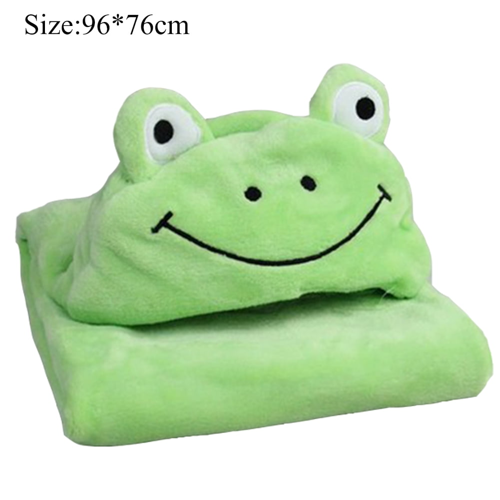 Kids Plush Animal Blanket Children Hooded Huggable Critter Blankets Perfect for Boys or Girls