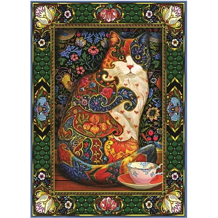 UPC: 0709786060467 | Willow Creek Press Painted Cat 1000-Piece Puzzle