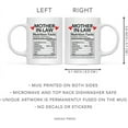thumbnail image 5 of CTDream Funny 11oz. Ceramic Coffee Tea Mug Thank You Gift, Mother-in-Law Nutritional Facts, 1-Pack, Novelty Gag Birthday Christmas Gift Ideas, 5 of 7