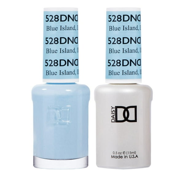 DND Nail Polish Gel & Matching Lacquer Set Duo 528 Blue Island, IL