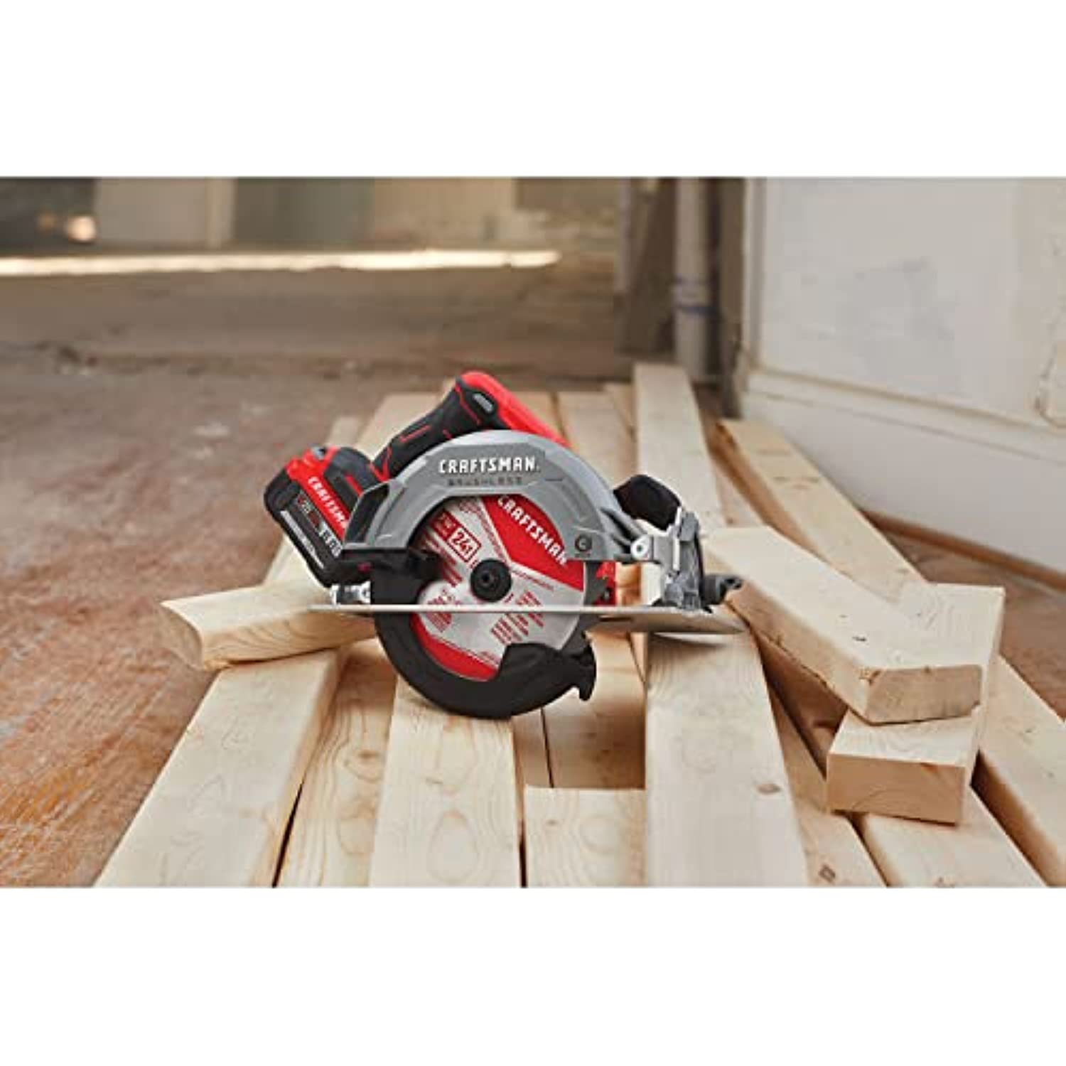 Craftsman V20 20 volt 7-1/4 in. Cordless Brushless Circular Saw Tool Only  Case Of: 1;