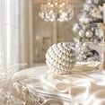 thumbnail image 4 of Rhinestone Pearl Christmas Ornament,Bling Glitter Hanging Decor,Elegant Sparkling Xmas Tree Mantel Window Holiday Decor,C, 4 of 7