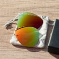 thumbnail image 3 of Walleva Fire Red Polarized Replacement Lenses for Ray-Ban RB4125 Cats 5000 59mm Sunglasses, 3 of 5