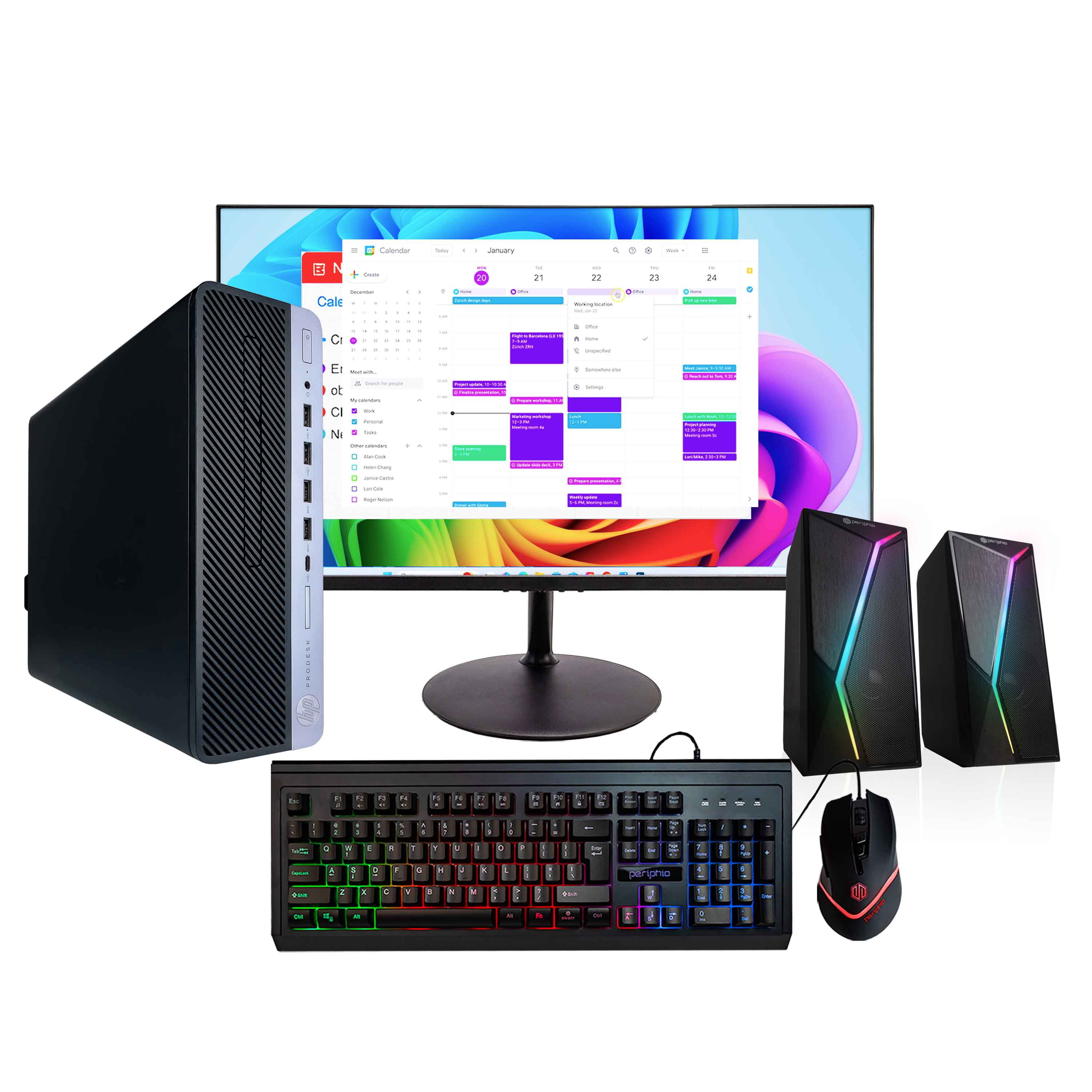 Restored HP ProDesk 600 G4 Desktop PC, Intel Core i5 3.2GHz, 16GB