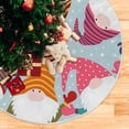 thumbnail image 5 of FMSHPON Christmas WinterGnome Xmas Christmas Tree Skirt Stand Mat for Holiday Party Decoration Indoor Outdoor 36 inches, 5 of 6