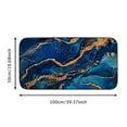 thumbnail image 5 of PHYHOO Abstract Marble Kitchen Rugs Blue Jade Texture Gold Stripes Watercolor Modern Ink Art Decor Kitchen Floor Mat Cushioned Padded Comfort Standing Runner Rugs 19.68*39.37 in, 5 of 6
