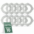 thumbnail image 2 of Spot Light Trim Medallions 6" ID Urethane White Pack Of 10 Ceiling light fixtures Renovators Supply, 2 of 10