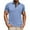 #441-Light Blue, variant on Kakii Mens Fashion Polo Shirts Cotton Classic Long Sleeve Thermal Button Shirt with Pocket