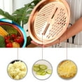 thumbnail image 2 of ZheElen Premium Stainless Steel Vegetable Washing Bowl Set Various Purpose Durable And Fashionable Wide silver, 2 of 6