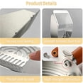 thumbnail image 6 of 1 Pack Extra-Thick Stainless Steel Cat Litter Scoop with Holder, Heavy Duty Metal Poop Scooper for Multi-Cat Households(Scoop+Holder), 6 of 7
