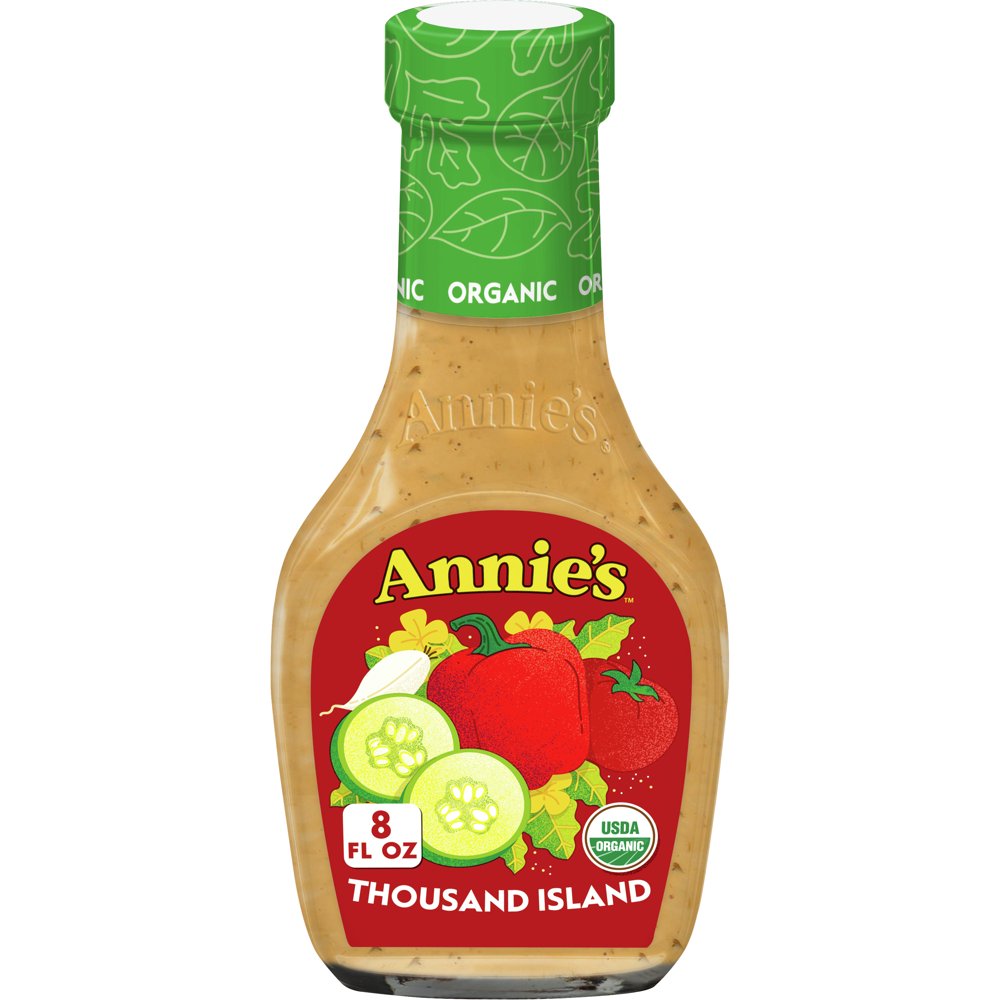 Annie's Thousand Island Salad Dressing, Certified Organic, NonGMO, 8