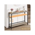 thumbnail image 4 of Industrial Console Table, Narrow Sofa Table With Adjustable Shelf For Living Room Office Bedroom Entrance Table For Front Door, 4 of 6