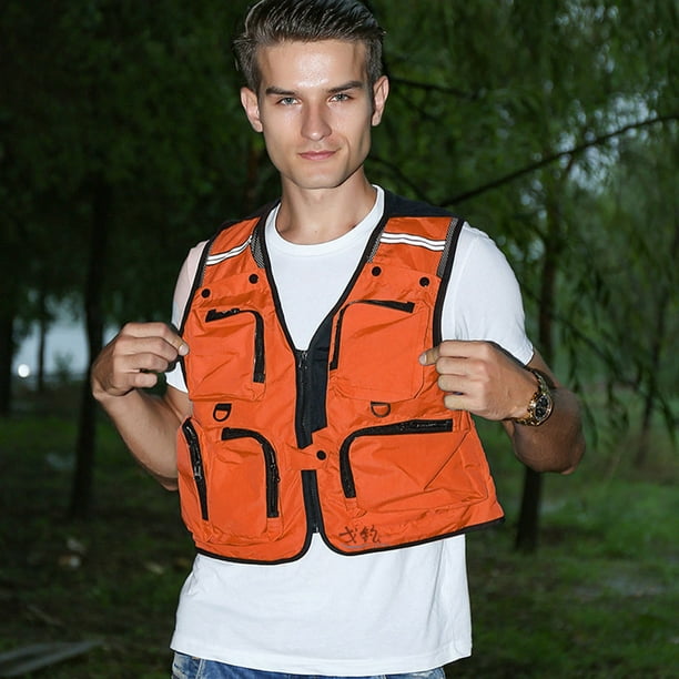 Outdoor Fishing Vest Multi-pocket Fishing Vest Photography Waistcoat Jacket