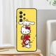 thumbnail image 3 of Anime Hello Kitty Sanrio para Samsung Note 20 10 Ultra Plus A31 A8 A14 j6 A12 A5 A70 A7 A34 A20 A04 A24 5G, funda de teléfono negra, 3 of 5