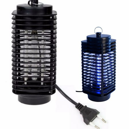 Electronic Mosquito Killer Trap Moth Fly Wasp Led Night Lamp Bug Insect Light Black Killing Pest Zapper EU US Plug(EU (Best Way To Kill Warts)