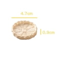 thumbnail image 7 of Kokiya 1:12 Dollhouse Miniature Model Hand Woven Basket Doll Accessories Decoration for L, 7 of 7