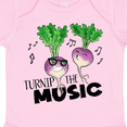 thumbnail image 4 of Inktastic Turnip the Music Partying Vegetables Boys or Girls Baby Bodysuit, 4 of 5