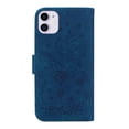 thumbnail image 6 of Allytech Case for iPhone 11, Card Holder PU Leather with Strap Emboss Flip Magnetic Kickstand Case Cover (6.1 inch),Blue, 6 of 6
