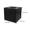 thumbnail image 5 of CIMAXIC Party Multi-Function Raffle Ticket Box With Slot For Party Meeting Raffle Box Ticket Holders Prize Box Container Letter Box Suggestion Storage Box,9.45"X9.45"X9.06", 5 of 5