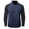 thumbnail image 3 of WILLBEST Sweat à Capuche en Polyester pour Hommes, Manches Longues, Col Roulé Zippé, Pull-Over, Col Montant, Extérieur, 3 of 8