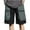 BlackA, variant on Kmdttou Men's Hiking Cargo Shorts 9" Lightweight Summer Casual Solid Color Portable Fashion Pockets Drawstring Elastic Waist Zipper Comfortable Shorts Cargo Pant (Available in Plus Size)