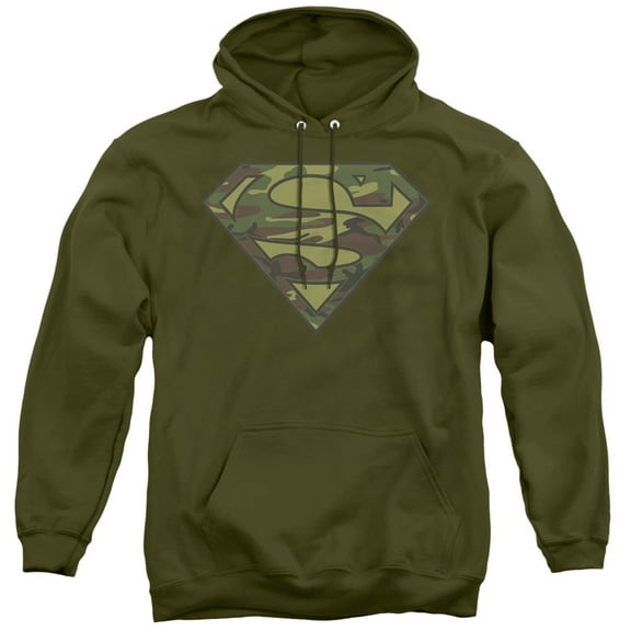 Superman - Camo Logo - Pull-Over Hoodie - XX-Large