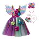 thumbnail image 1 of El Festival de Purim Girl Sweet Candy Tutu Dress Ropa Niños Carnival Frock Birthday Fancy Rainbow Costume Children Party GownL (8-9T) Gao Jinjia LED, 1 of 2