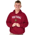 thumbnail image 5 of Portugal Country Flag Soccer Fan Pride Hoodie Sweatshirt Women Men Brisco Brands S, 5 of 5