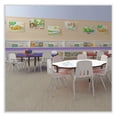 thumbnail image 3 of Correll CRL4872DE80954P Markerboard Activity Table, Kidney Shape, 72 x 48 x 19 to 29 in., White Top, Black Legs, 3 of 11
