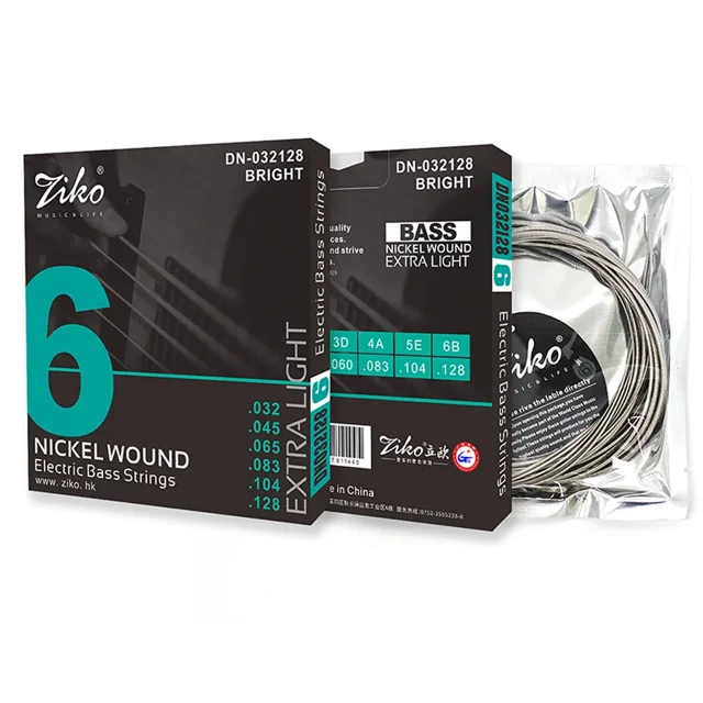 1 Set Bass Strings 4/5/6 Strings Electric BASS Guitar String Nickel-Plated Bass Musical Instruments Accessories & Parts 1 set bass 6string