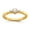 Yellow, variant on Diamond2Deal 14k Rose Gold Beaded Edge Petite 3-Stone 1/4 carat Round Diamond Complete Promise/Engagement Ring for Women Size- 7