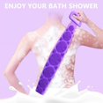 thumbnail image 3 of Silicone Back Scrubber for Shower, Silicone Body Scrubber, 34.5 Inch Extra Long Bath Brush Body Exfoliating Silicone Bac, 3 of 5