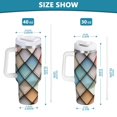 thumbnail image 6 of Yayeee 40oz Stainless Steel Tumbler with Straw and Handle Double-Wall Insulated Travel Water Bottle, Colorful Art Pattern, 6 of 8