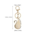 thumbnail image 2 of AURARMLET 1Pack Decorations for Handbags Sparkling Keychain Rose Crystal for Women Gifts, 2 of 8