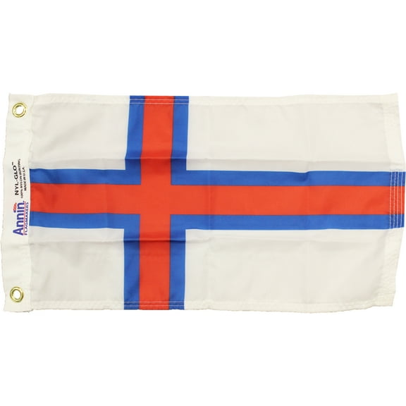 Faroe Islands - 12"X18" Nylon Flag