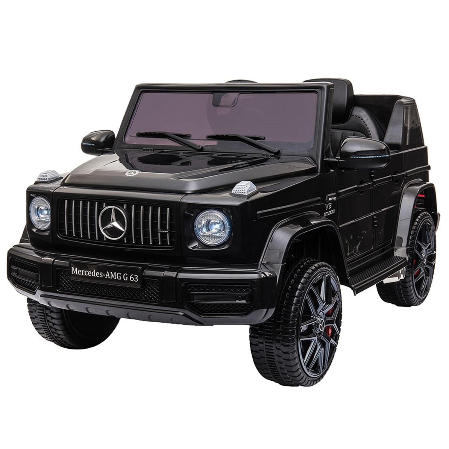 CIPACHO Licensed Benz GT AMG G63 12V Ride On Jeep with Remote Control, Electric Car for Kids 3-6 Years, 3 Speeds, Black