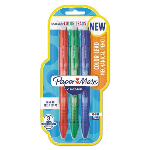 Paper Mate Clearpoint Color Lead Mechanical Pencils HB 2 0.7mm