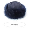 thumbnail image 5 of ruhuadgb Women Hat Thicken Fluffy Faux Fur Pure Color Coldproof Cap Fashion Accessories, 5 of 8