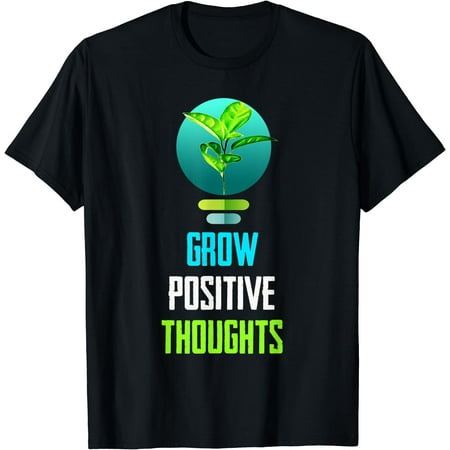 

Mindset Grow Positive Thoughts T-Shirt Black