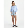 thumbnail image 2 of No Boundaries Denim Mom Shorts, 2.25'' Inseam, Women's, 2 of 5
