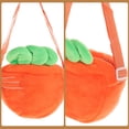thumbnail image 4 of 1 bolsa de peluche de zanahoria para niñas, elegante bolsa de hombro, decorativa para teléfono móvil y llaves., 4 of 8
