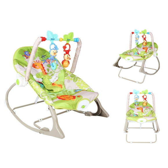 Baby Chair Rocking Chair Detachable Soft Baby Rocking Chair  With Two Toys