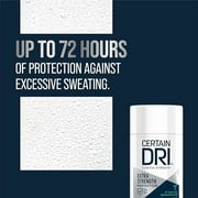 (6 pack) Certain Dri Extra Strength Clinical Antiperspirant + Deodorant, Solid, 1.7 oz